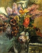 Lovis Corinth Tulpen, Flieder und Kalla oil painting